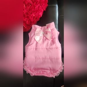 Size Small Dog COAT with Bow